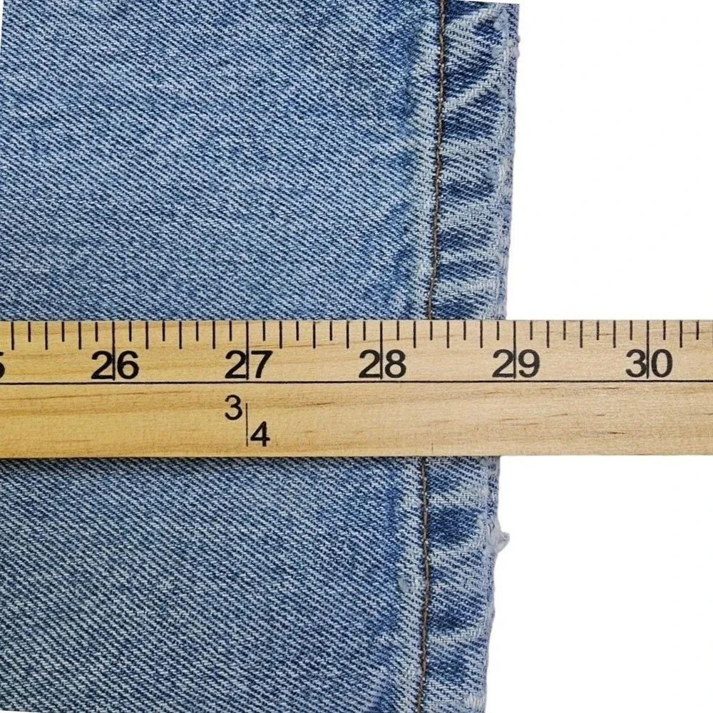 Levis 550 Relaxed Fit Jeans Mens 40x30 Light Wash Blue Tapered Denim 00550-4891